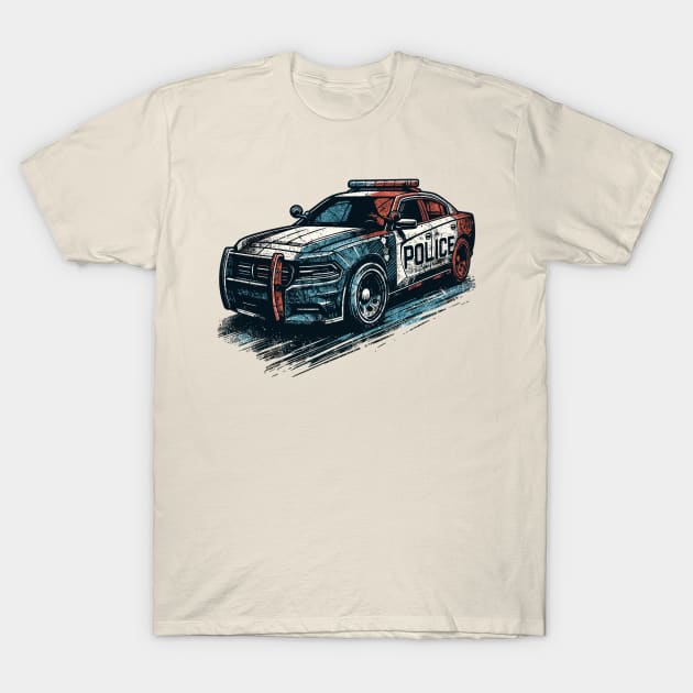 Police car T-Shirt by Vehicles-Art